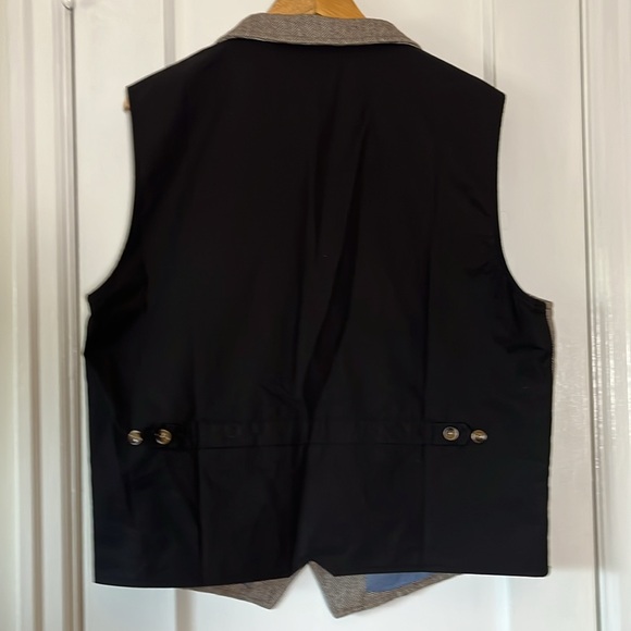 BEOTYSHOW Wool Blend Herringbone Vest Size XL NWT! - Picture 3 of 3